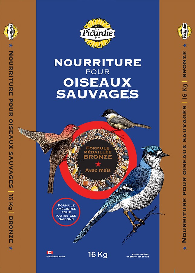 Picardie oiseaux sauvages bronze 16 Kg