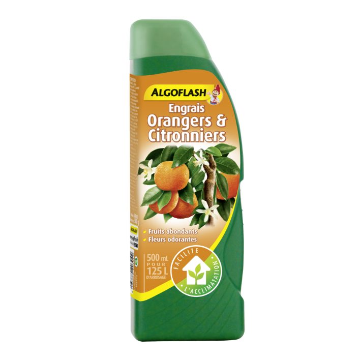 Engrais Algoflash orangers & citroniers 7-3-6 500 ml